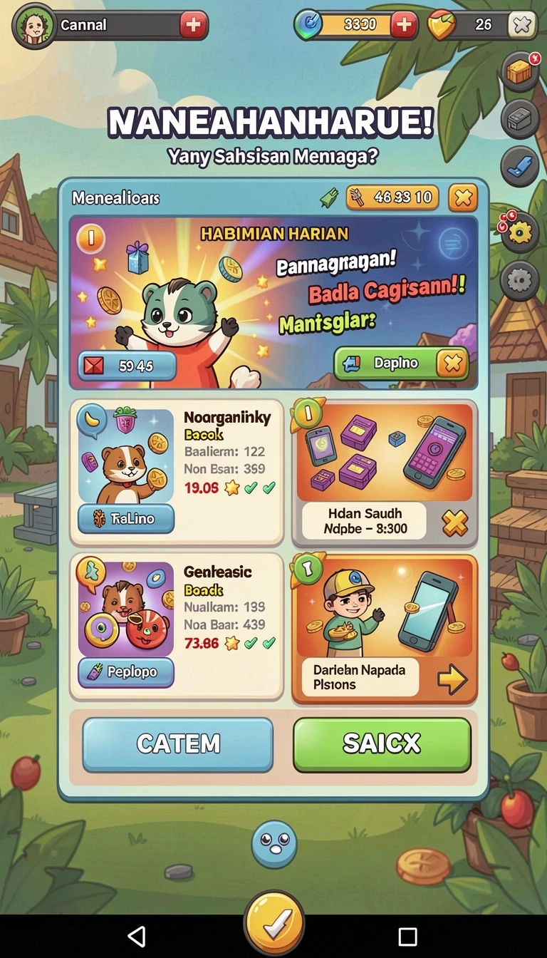 Beragam pilihan permainan menarik dalam aplikasi Download superhoki777 APK untuk Android.